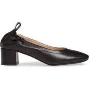 Everlane Day Heel Black Leather Sz 9